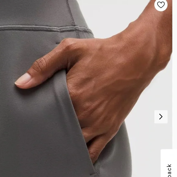 Sold out lululemon groove wide leg onyx grey size 0 - Picture 4 of 9